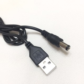 Dây cáp nguồn DC cổng USB 5V 5.5 * 2.1mm 70cm
