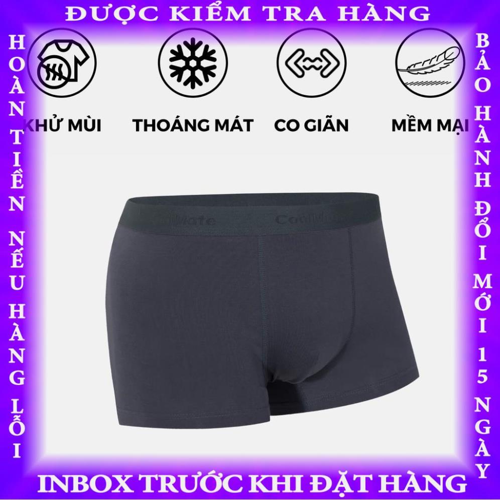Combo 3 quần lót nam Trunk Modal (Gỗ sồi) kháng khuẩn thương hiệu Coolmate thitrang
