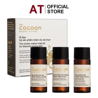 Bộ sản phẩm Cocoon bí đao Trial Kit chăm sóc cho da mụn