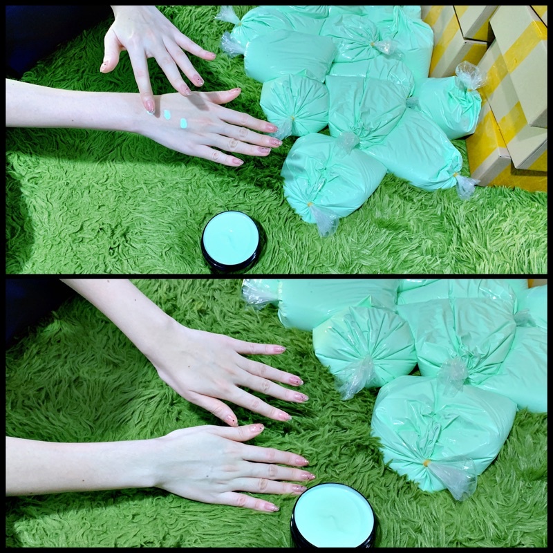 1 Kí Kem Body Handmade - Kem Sâm Thái Trắng Mạnh Chuyên Dùng Cho Da Ngâm Đen