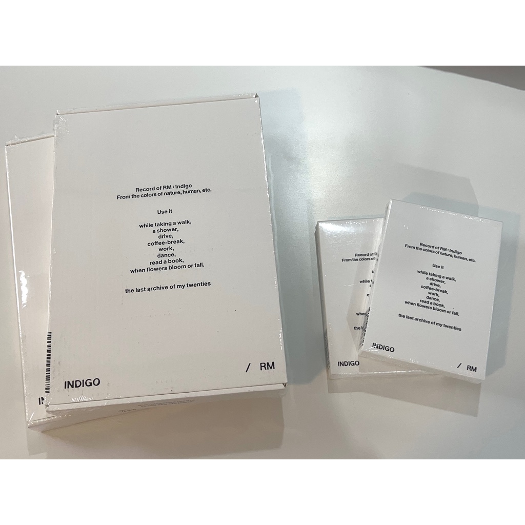 Album Solo RM - INDIGO có sẵn