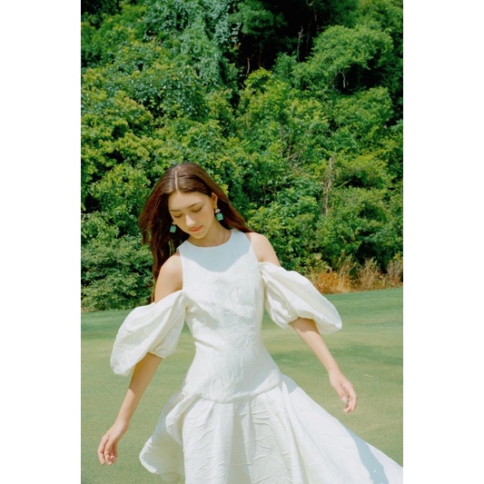 NUDIEYE - Đầm Rosalyn Puff Sleeves Dress