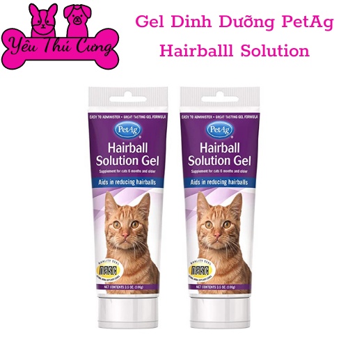 Gel ngừa búi lông PetAg 100g-YÊU THÚ CƯNG