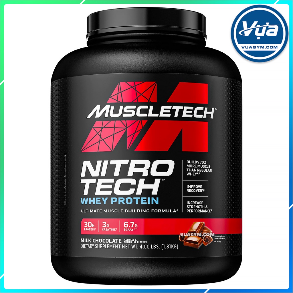 Sữa Tăng Cơ MuscleTech - Nitro-Tech (4 Lbs)