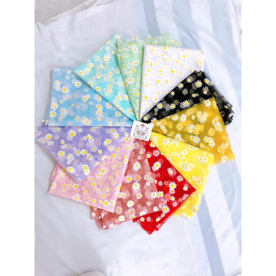 Voan lưới hoa cúc hot trend kích thước 1m6x1m dùng làm phụ kiện tóc, may váy, phông nền...