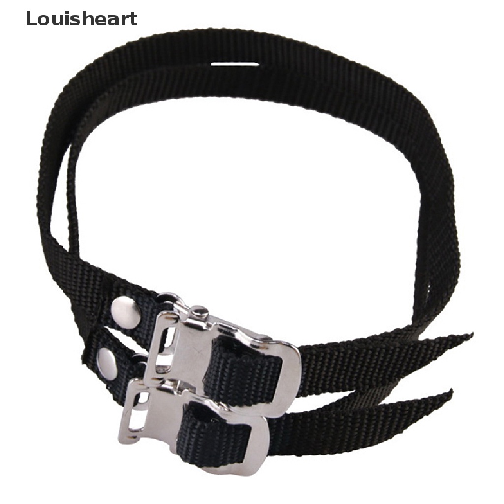 1 Dây Đai Kẹp Bàn Đạp Xe Đạp Màu Đen TFG Louisheart