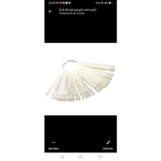 Móng sơn làm bảng mẫu móng