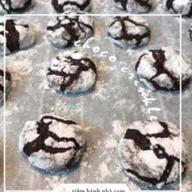 Bánh quy CHOCO CRINKLE mềm ngon tuyệt đỉnh 🍪