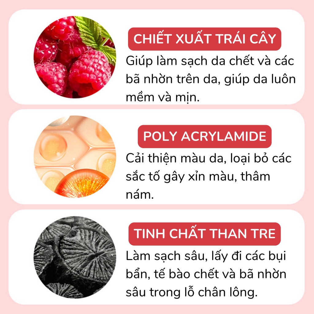 Tẩy tế bào chết toàn thân（làm sáng da, giảm da sần sùi , làm mịn da) 250g | BigBuy360 - bigbuy360.vn