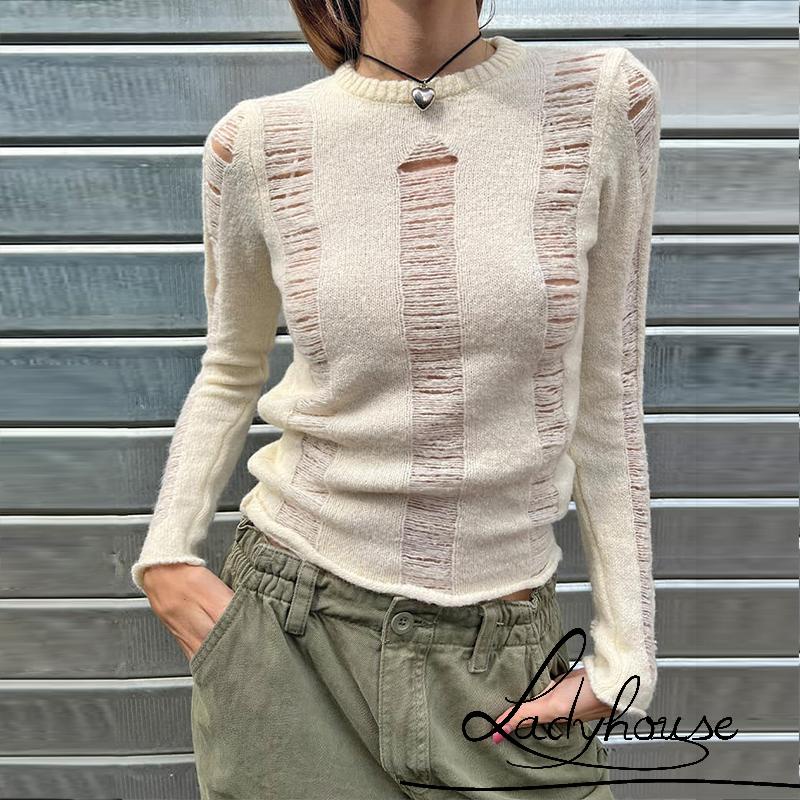 Áo Thun Ngắn Cổ Tròn Tay Dài Màu Sắc Đơn Giản Dành Cho Nữ