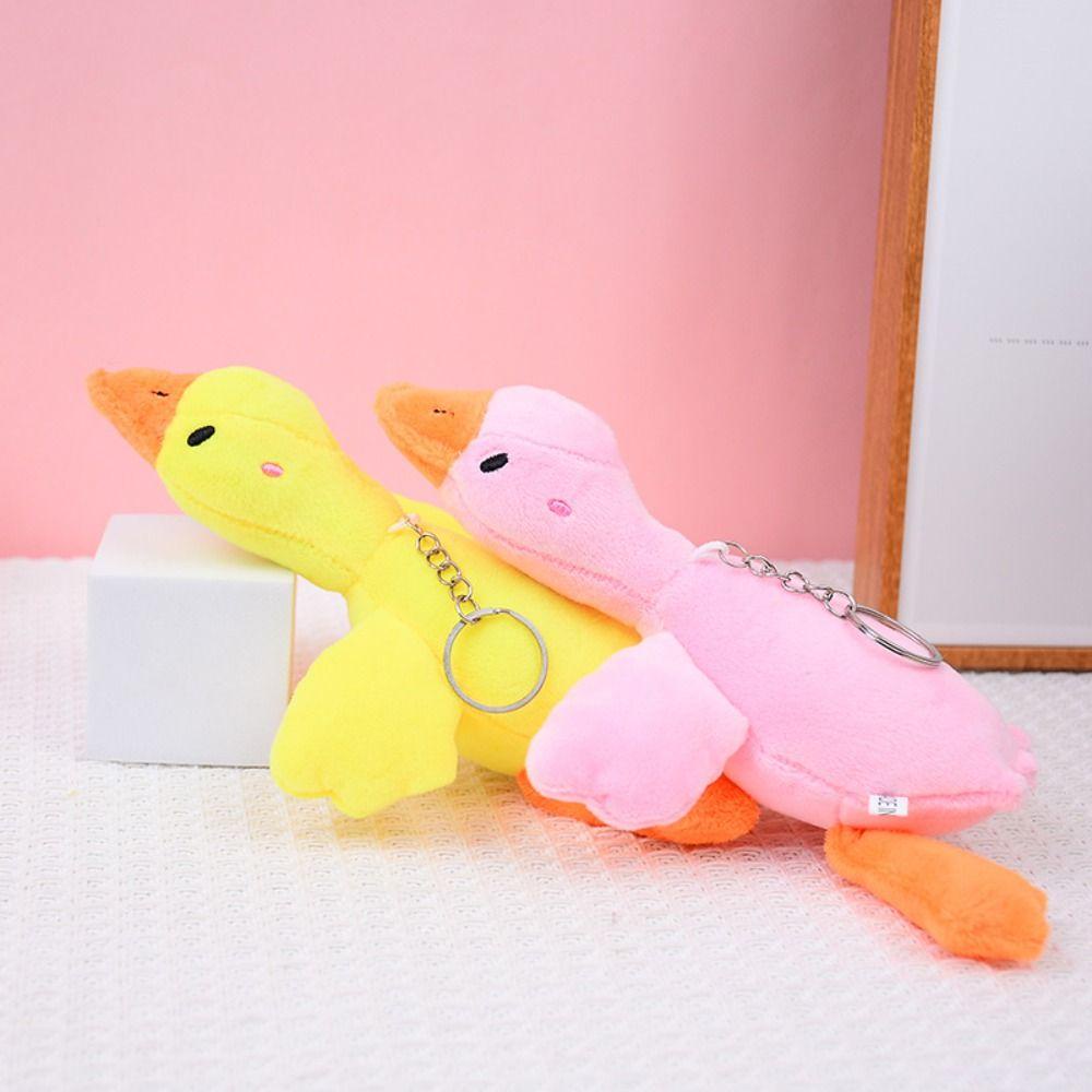 Móc Khóa Hình Ngỗng Nhồi Bông Dễ Thương