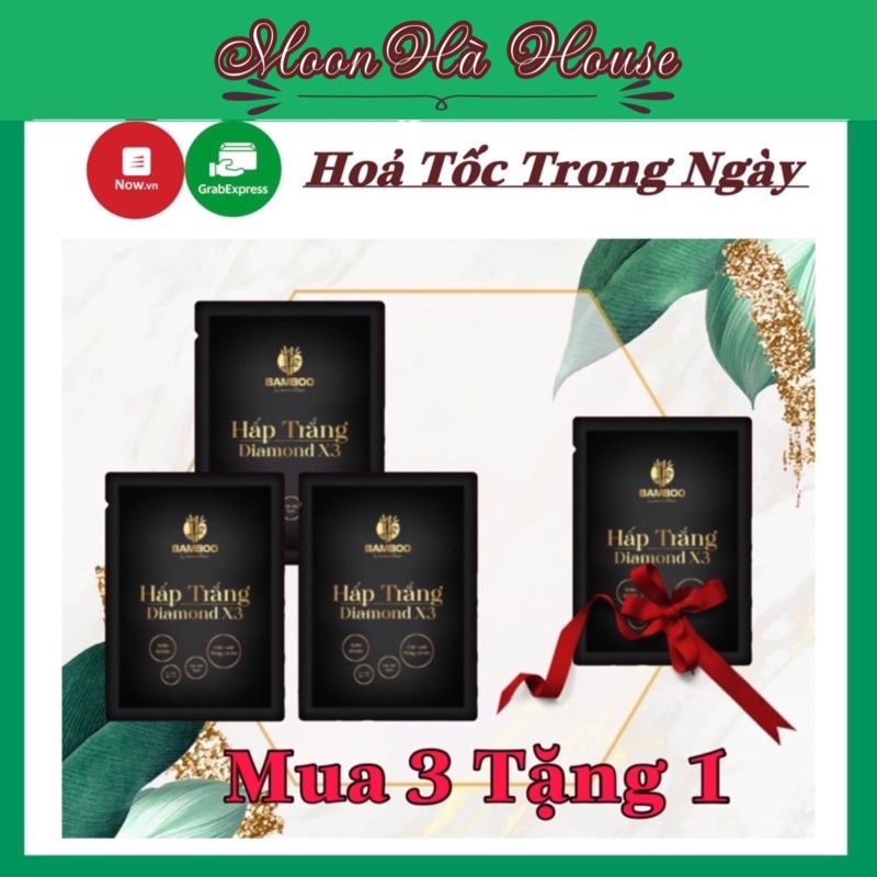 (COMBO 3 Tặng 1) Hấp Trắng Body & Face Bamboo