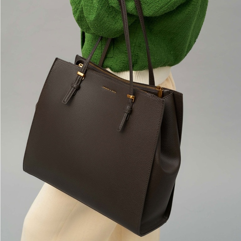 Túi tote da xuất dư cnk full tem tag túi đeo vai kẹp nách nhiều ngắn sang trọng cho chị em công sở sinh viên