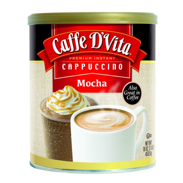 Bột Cà Phê Hòa Tan Caffe D'Vita Premium Instant Mocha Cappuccino 453.6g
