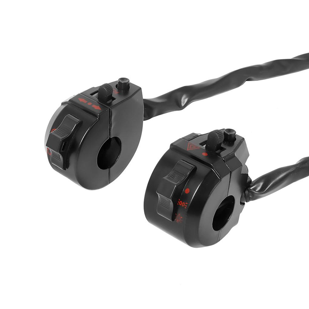 1 Cặp Công Tắc Điều Khiển Đèn Tín Hiệu Gắn Tay Lái Xe Máy