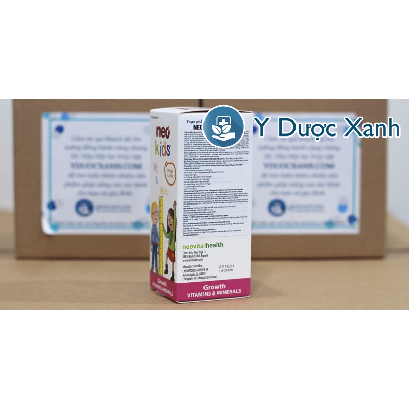 Mua  NEO KIDS GROWTH, 150ml, Bổ sung Vitamin và khoáng chất cho bé, trẻ em - Y Dược Xanh