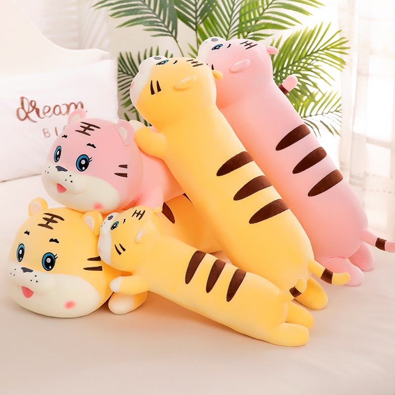 Gấu bông Hổ Nằm, Gối Ôm Con Cọp Nằm Cute Nhồi Gòn 100% Bullystore HN01