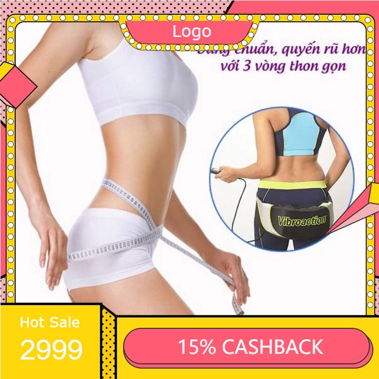 Đai Massage Rung Giảm Mỡ Bụng - Máy Rung Giảm Mỡ Toàn Thân Hiệu Quả