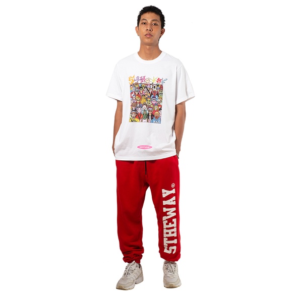 5THEWAY® /5FF/ SquareTee 2021™ in WHITE aka Áo Thun TRẮNG Tay Ngắn