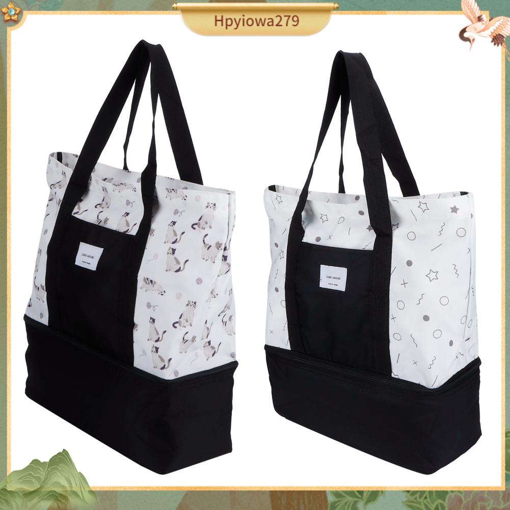 Ilikebag Túi đựng đồ ăn trưa cách nhiệt xách mát thực phẩm trường học Mục đích kép hộp Bento