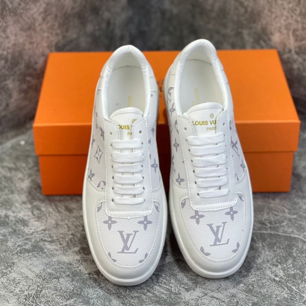 Giày Nam LV Sang Trọng Đẳng Cấp - Đế làm từ cao su đúc đi êm chân - Dễ phối đồ -DL7013