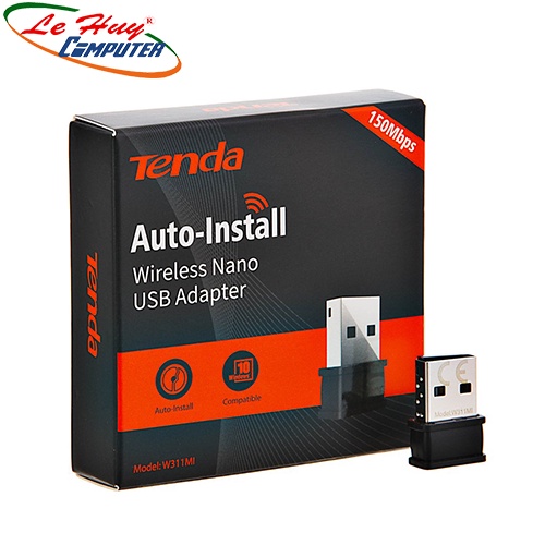 USB Wifi Chuẩn N Tốc Độ 150Mbps Tenda W311Mi - Chính Hãng