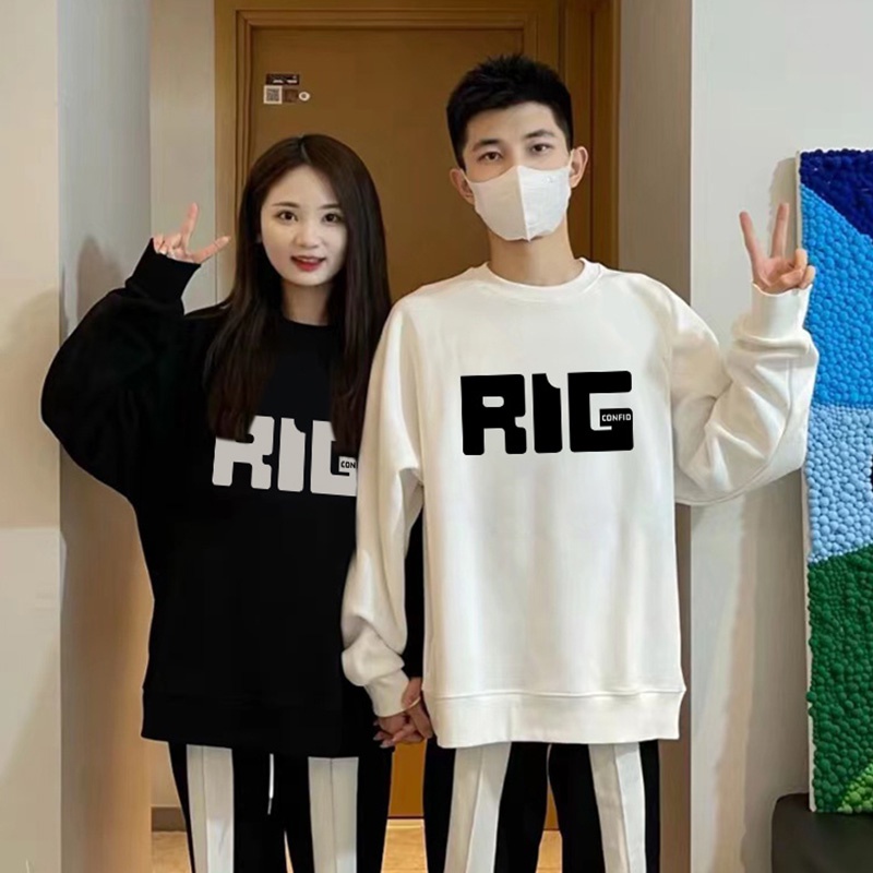NRVP Áo Thun Unisex Cổ Tròn Dài Tay Phong Cách Hàn Quốc Mới 2023