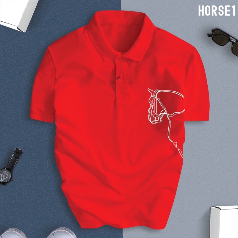 Áo Polo nam cổ bẻ vải xịn fullbox, trẻ trung, thanh lịch Ngựa chiến HORSE01