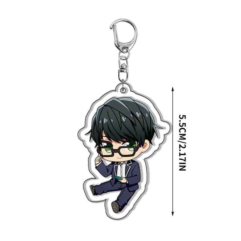 Móc Khóa Hình Nhân Vật Anime Sasaki To Miyano Bằng Acrylic Dễ Thương