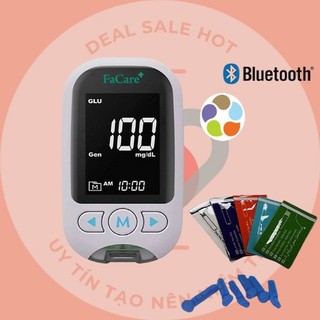 Máy đo đường huyết, mỡ máu, axituric 5 trong 1 facare fc-m168 bluetooth
