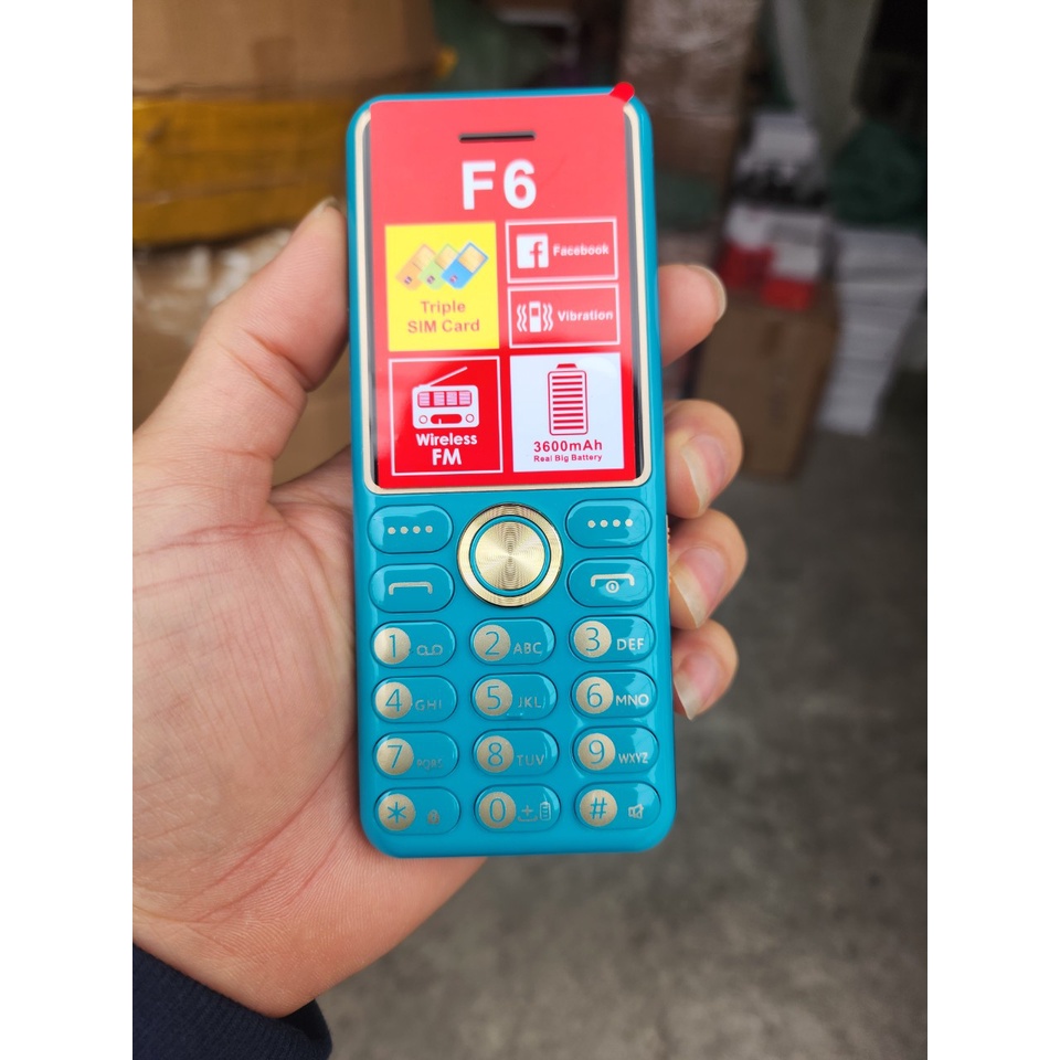 Điện Thoại Nokia F6 3 sim 3 sóng Pin Trâu Sóng Khỏe BH 12 Tháng