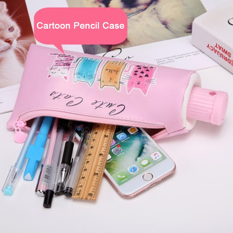Túi Đựng Bút Hình Kem Đánh Răng Đa Năng Thời Trang Mới Phù Hợp Với Bé Trai Và Bé Gái