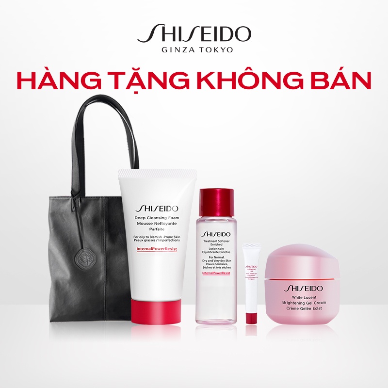 [Quà tặng không bán] Bộ quà tặng Shiseido (tặng kèm sản phẩm UTM 75ml ) (J23)