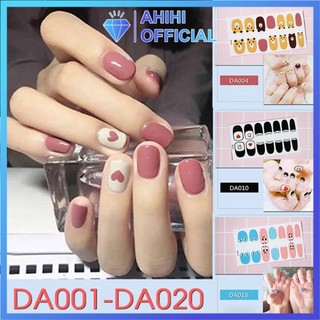 DA001-020 Nail Wraps Set Dán móng tay 14 miếng nhiều mẫu