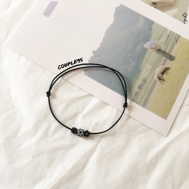 Set vòng tay đá và hoa