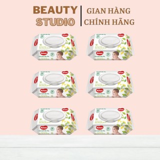 Combo 6 gói khăn ướt Huggies không mùi