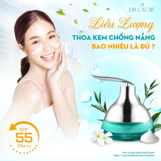 Kem Chống Nắng, Kem Dưỡng Trắng Da Dr Lacir Cool Cream Kiềm Dầu, Da Khô Hiệu Quả - Dung Tích 35ml