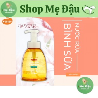 Nước rửa bình sữa Wesser mẫu mới nhất