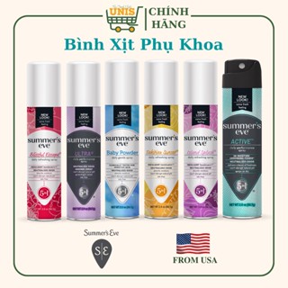 [NHẬP MỸ - AUTH - ĐỦ BILL] Xịt Phụ Khoa - Xịt Thơm - Xịt Kháng Khuẩn Vùng Kín Summer's Eve