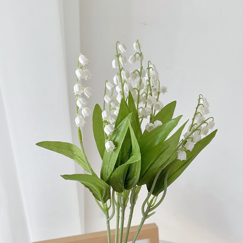 Only HOUSE Bó Hoa lily Nhân Tạo Nhỏ Bằng Nhựa Mềm Mại Phong Cách Châu Âu