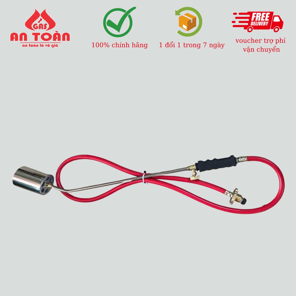 Khò Gas Thui Trâu Bò, Khò Ga Công Nghiệp Cán Dài (Đuốc Khè Công Nghiệp phi 62cm)