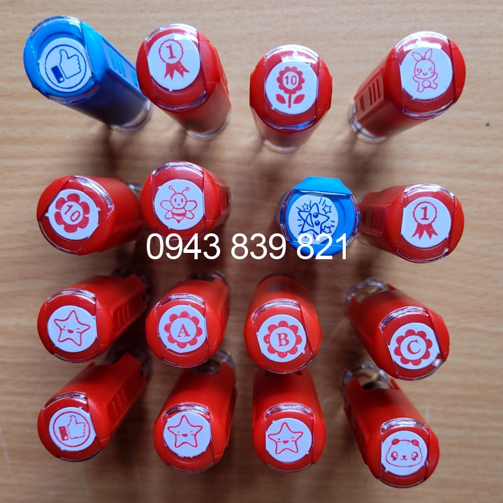 Con dấu tích điểm, logo sticker chỉ đóng trên giấy và gỗ theo yêu cầu theo yêu cầu của khách