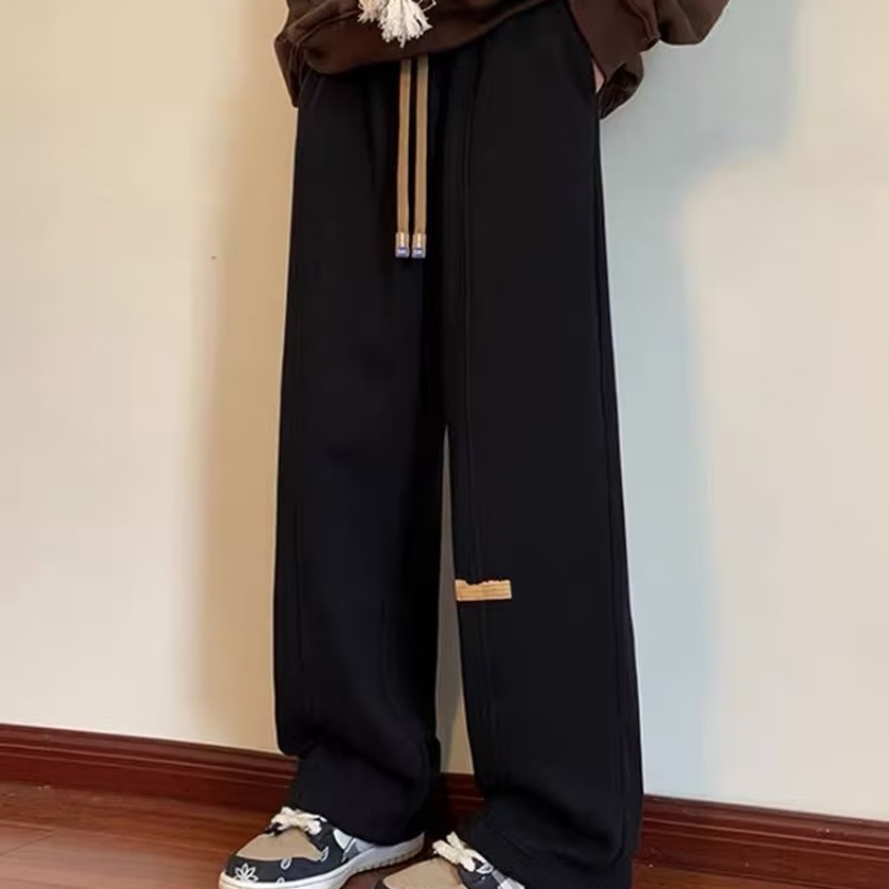 Quần Dài Ống Đứng Lưng Thun Co Giãn Thời Trang Hàn Quốc Cỡ Lớn M-2XL Cho Nam