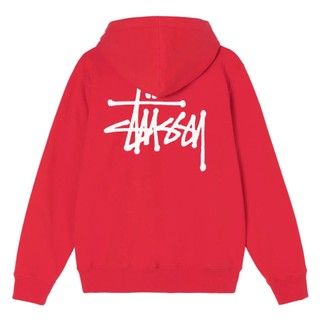 Áo hoodie stussy basic red