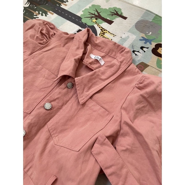 Thanh lý jumpsuit hồng coral