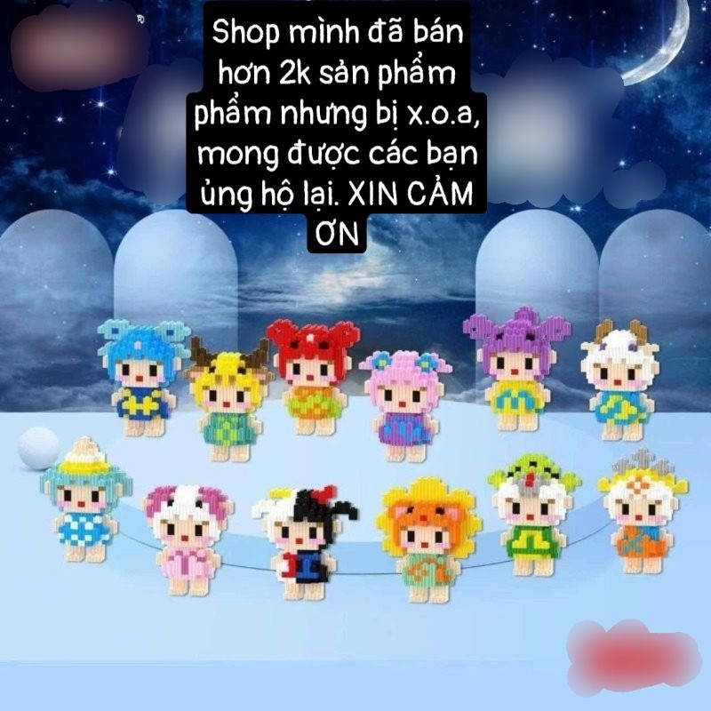 TRÒ CHƠI LẮP RÁP 12 CUNG HOÀNG ĐẠO VUI NHỘN