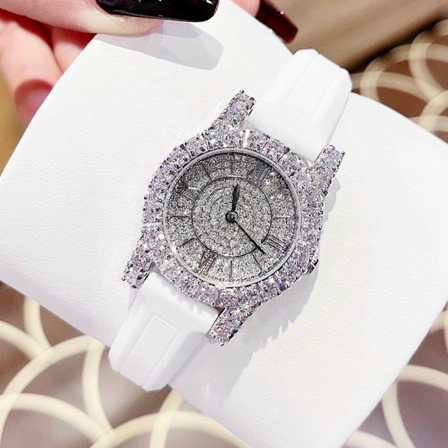 Đồng hồ nữ, đồng hồ Dimini Full đá Silincon thơm bền đẹp đẳng cấp- Freeship Bảo Hành 12 tháng Lỗi sản xuất đổi 1:1