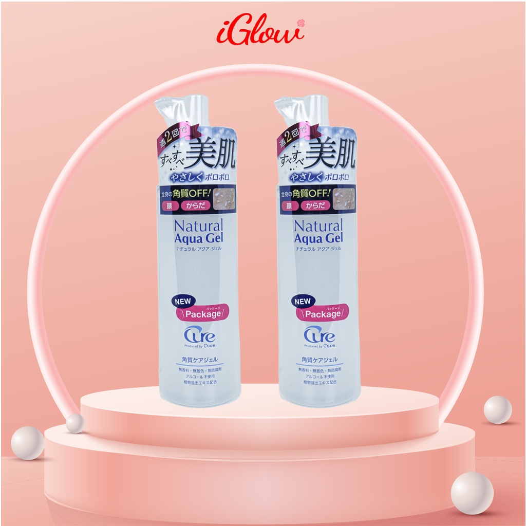 Tẩy da chết Cure Natural Aqua Gel nội địa Nhật Bản 250g mới nhất