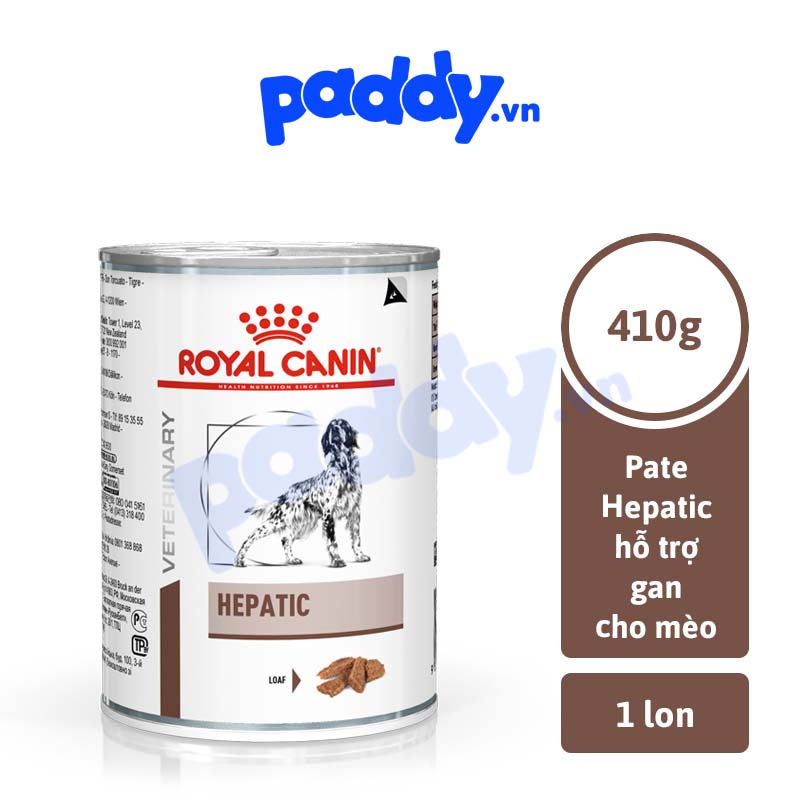 Pate Royal Canin Hepatic Dog Hỗ Trợ Chó Bệnh Gan (Lon 420g)
