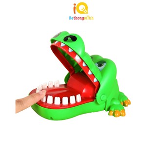 Đồ chơi vui nhộn BeThongMinh khám răng cá sấu cắn tay loại to cho bé